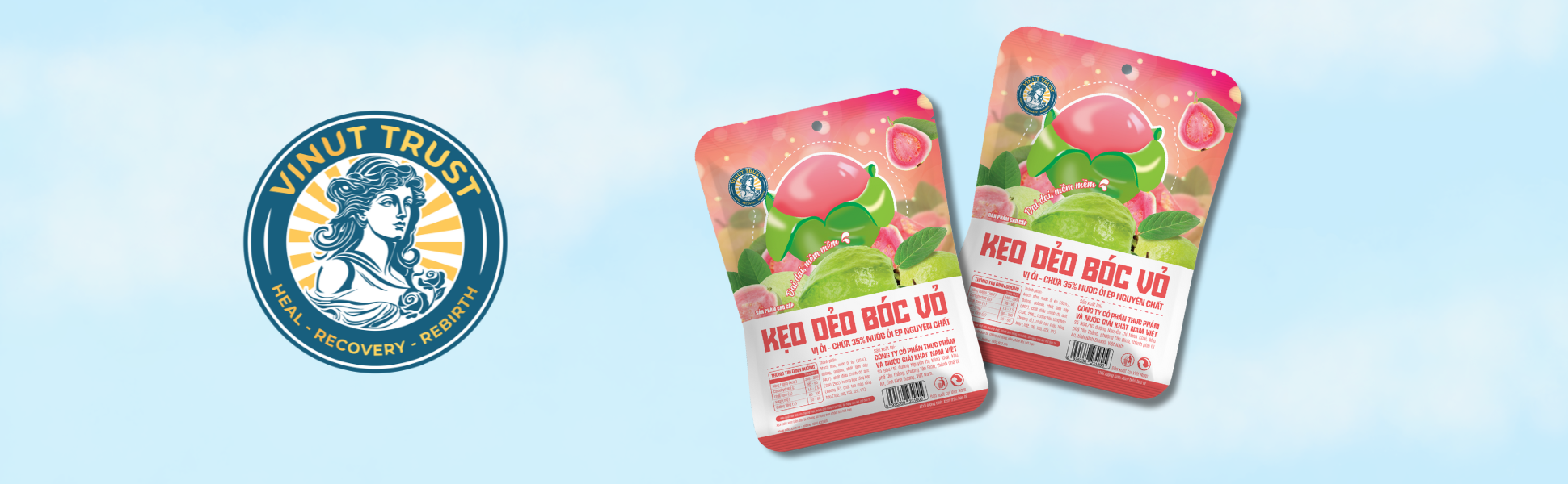 kẹo dẻo bóc vỏ, vinut trust