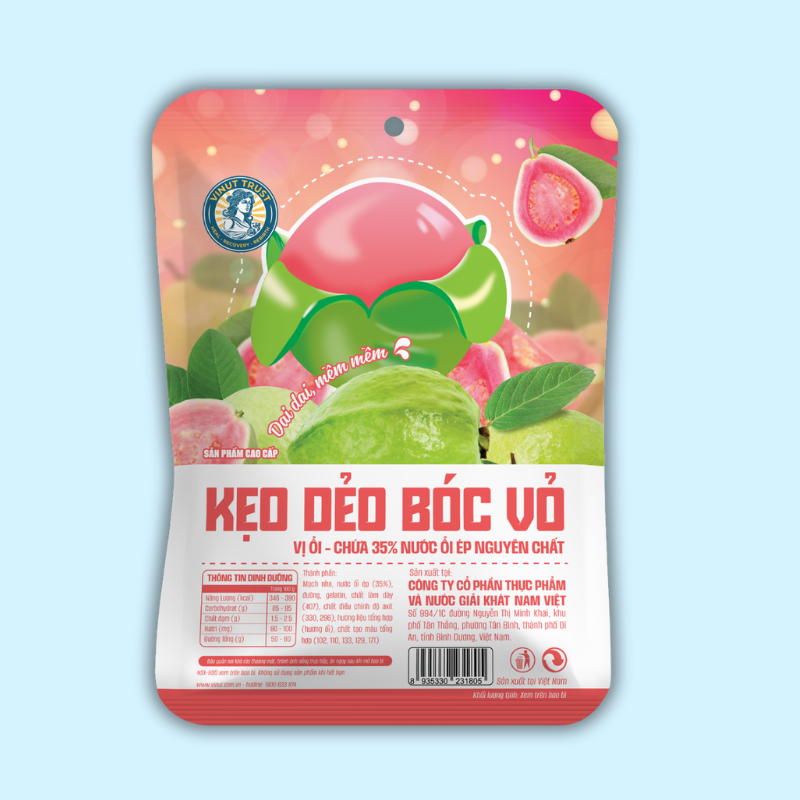 kẹo dẻo bóc vỏ, vinut trust