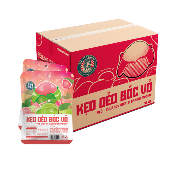 Vinut Trust_ kẹo dẻo bóc vỏ vị ổi