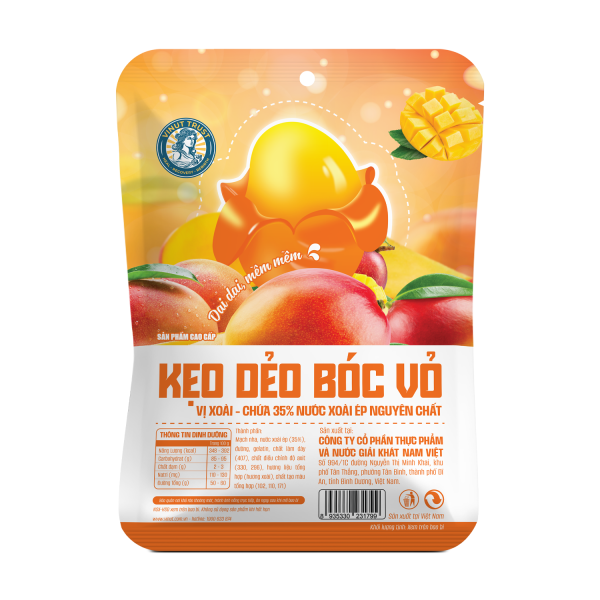 Vinut Trust_kẹo dẻo bóc vỏ vị xoài