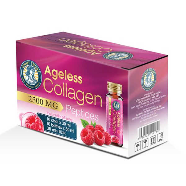Hộp nước uống bổ sung Ageless Collagen(10 chai x 30ml)