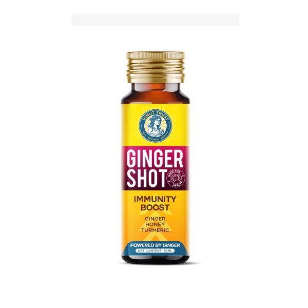 Vinut Trust_30ml Nước uống tăng cường miễn dịch Ginger Shot với mật ong nghệ