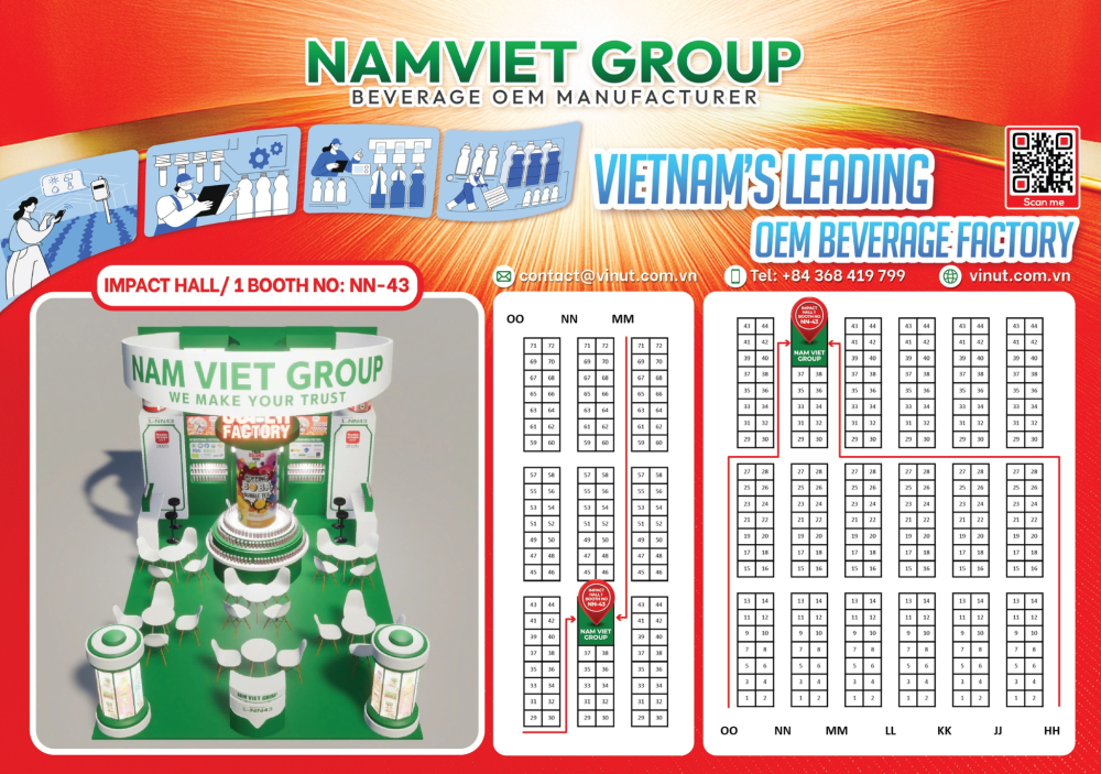 Nam việt group tham gia Thaifex Anuga Asia 2025