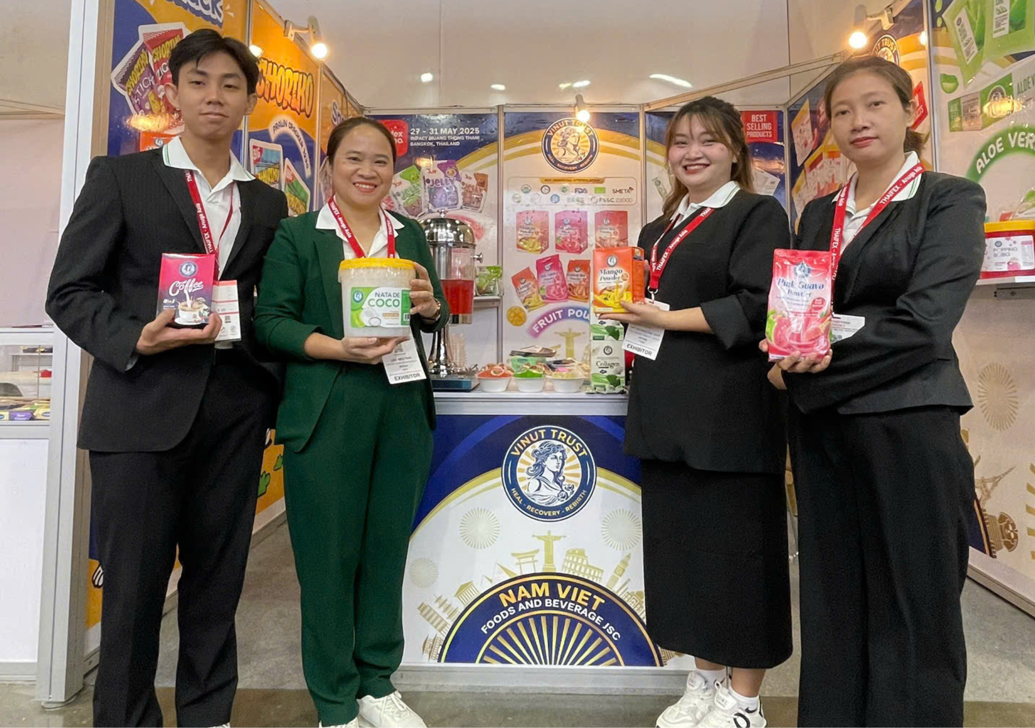 Vinut Trust_Gian hàng Vinut Trust đã sẵn sàng chào đón bạn tại Thaifex 2025
